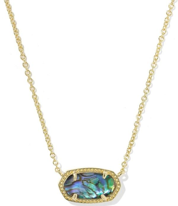 ケンドラスコット レディース アクセサリー ネックレス・チョーカー レース Kendra Scott Elisa Short Pendant Necklace Abalone Shell