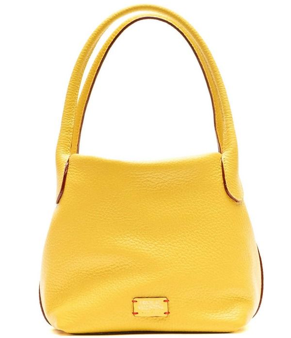 フランセスバレンタイン レディース バッグ Tシャツ FRANCES VALENTINE Sweet Pea Teeny Bucket Shoulder Bag Canary
