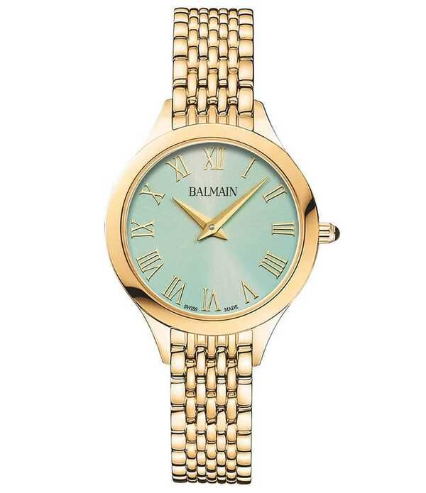 バルマン レディース アクセサリー 腕時計 Tシャツ Balmain Paris Womens Quartz Analog Stainlessteel Bracelet Watch Gold ゴールド 84,040円