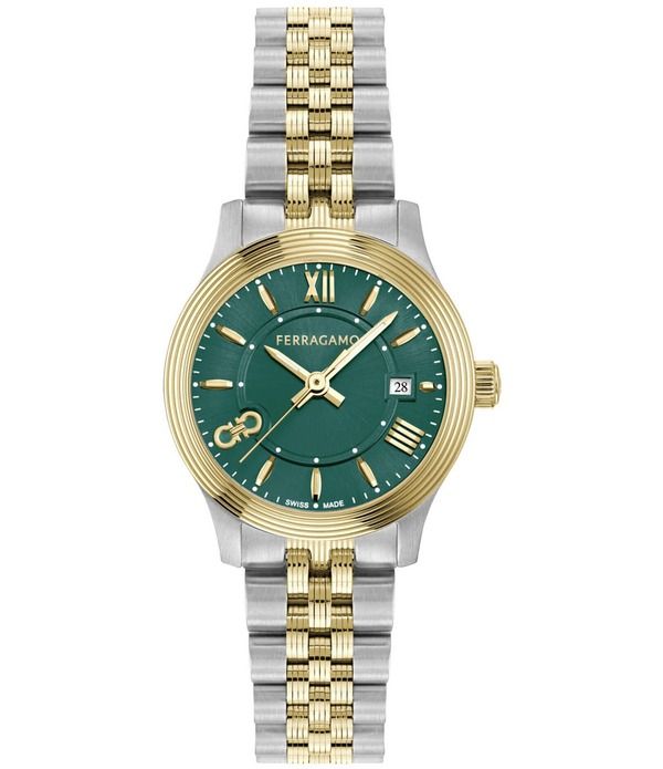 サルヴァトーレ フェラガモ レディース アクセサリー 腕時計 ミニ Tシャツ Salvatore Ferragamo Womens Duo Mini Quartz Analog Two Tone St 175,900円