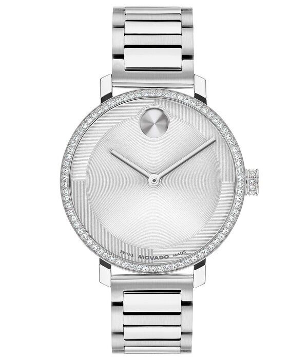 モバド レディース アクセサリー 腕時計 Tシャツ Movado Bold Womens Evolution Quartz Analog Stainlessteel Bracelet Watch Si 110,900円