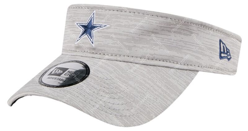 ニューエラ メンズ アクセサリー 帽子 New Eradult Dallas Cowboys Heathered Grey Adjustable Visor NoColor グレー 8,985円