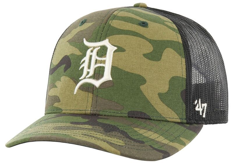 フォーティーセブン メンズ アクセサリー 帽子 47 Mens Detroitigers Camo Trucker Hat NoColor アニマル