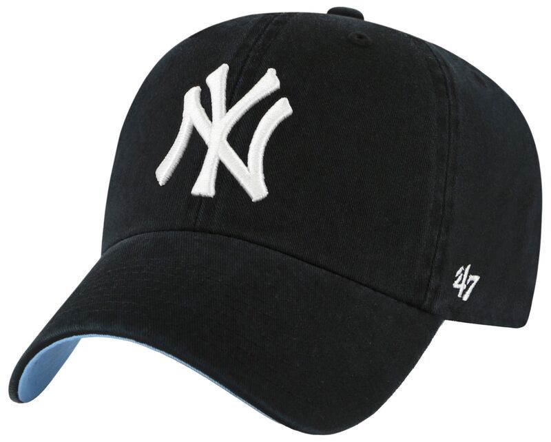 フォーティーセブン メンズ アクセサリー 帽子 47 Mens New York Yankees Black Ballpark 47 Clean Up Adjustable Hat NoColor ブ