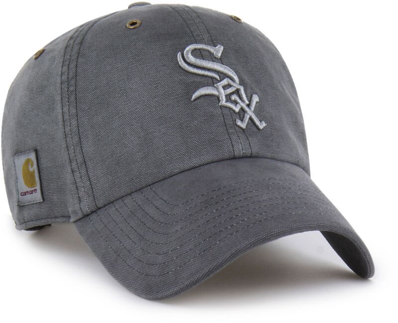 カーハート レディース アクセサリー 帽子 Carhartt x 47 Carhartt x 47 Adult Chicago White Sox Charcoal Dyed Clean Up Adj 12,145円