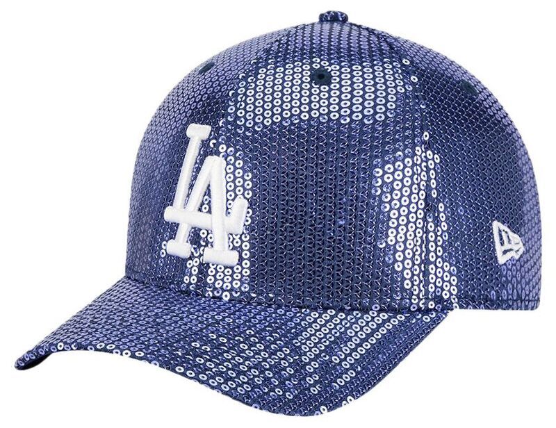 ニューエラ レディース アクセサリー 帽子 スパンコール New Era Womens Los Angeles Dodgers Blue Sequin 9Forty Adjustable Hat No