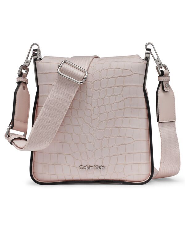カルバンクライン レディース バッグ Calvin Klein Fay Croc Small Crossbody Bag Parfait