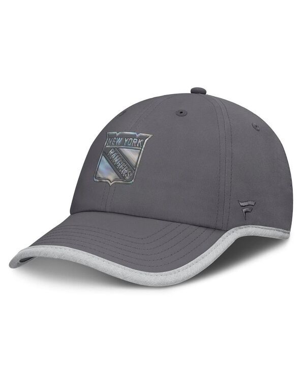 ファナティクス レディース アクセサリー 帽子 Fanatics Womens Charcoal New York Rangers Fundamental Reflector Adjustable H