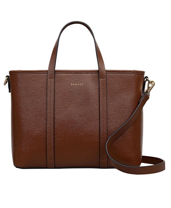 ラドリー ロンドン レディース バッグ レース Radley London Templeton Place Saffiano Medium Zip Top Grab Satchel Bag Choco