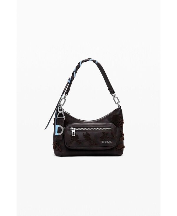 デジグアル レディース バッグ フラワー柄 フラワー Desigual Womensmall textured floral crossbody bag Dark brown ブラウン 15,155円