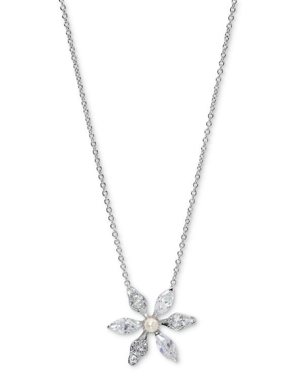 エリオット ダノリ レディース アクセサリー ネックレス・チョーカー・ペンダントトップ レース Eliot Danori Cubic Zirconia Imitation Pearl Flower P