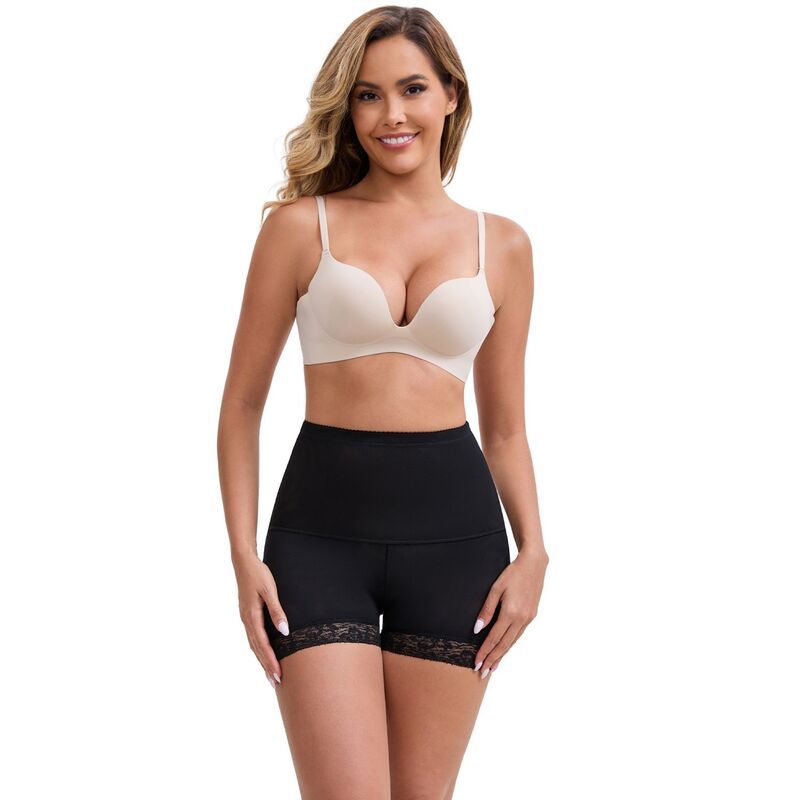 インスパイア シック レディース ボトムス カジュアルパンツ メッシュ ショートパンツ レース ハイウエスト INSPIRE CHIC Womens Lace Mesh Padded Shaping