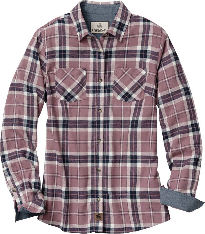 レジェンダリーホワイトテイルズ レディース トップス シャツ キャップ ケープ Womens Legendary Whitetails Cottagescape Flannel Shirt Camel