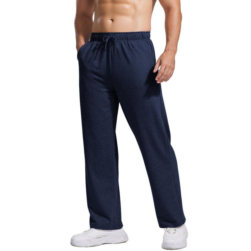 ピンスパーク レディース ボトムス カジュアルパンツ スウェットパンツ コットン Pinspark Mens Lightweight Cotton Sweatpants Baggy Open Bott