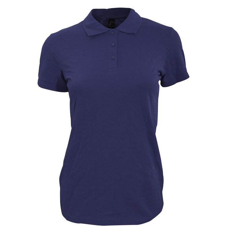 レディース ソルズ レディース トップス Tシャツ ポロシャツ SOLS WomensLadies Perfect Pique Short Sleeve Polo Shirt Dark Gray グレー