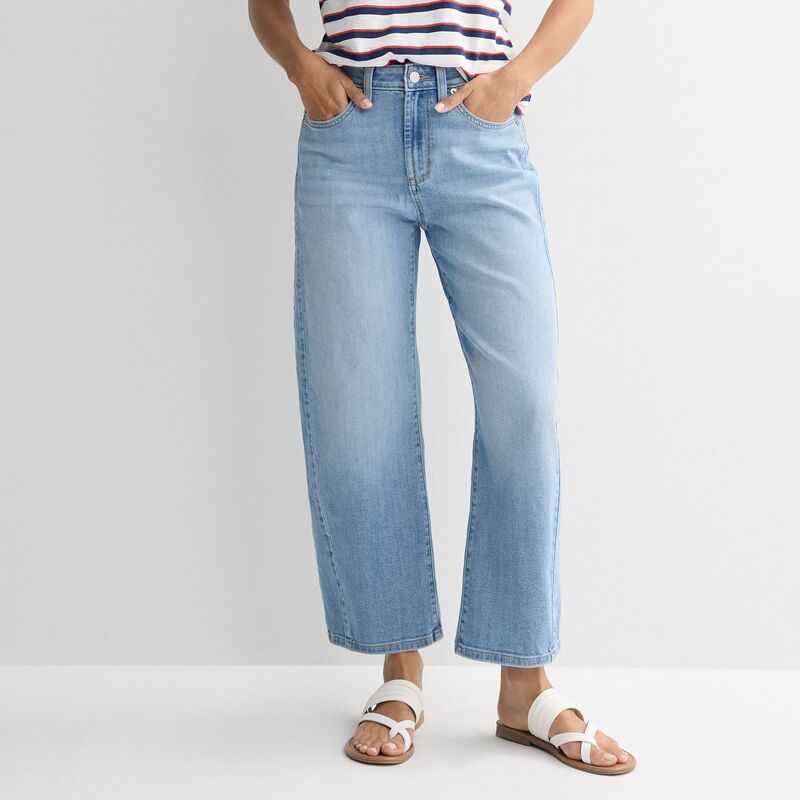 ソノマ レディース ボトムス デニムパンツ アンクル ジーンズ Womensonoma Goods For Life High Rise Barrel Ankle Jeans Light Wash