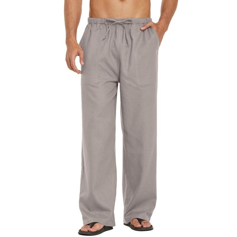 クーファンディ レディース ボトムス カジュアルパンツ コットン リネン COOFANDY Mens Linen Cotton Pants Loose Fit Casualinen Pantsumme