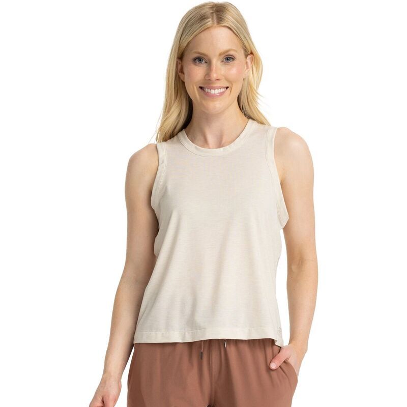 フリー フライ レディース トップス Tシャツ Free Fly Elevate Lightweightank Top Womens Heather Birch ヘザー