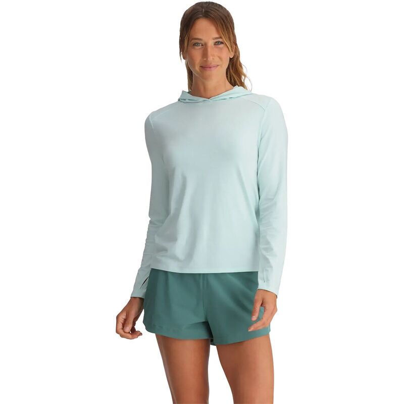 フリー フライ レディース トップス Tシャツ パーカー Free Fly Shade II Hoodie Womens Tropic Sea