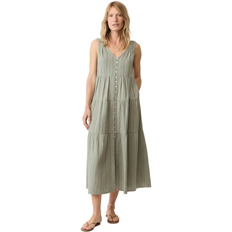マリーン レイヤー レディース トップス ワンピース Marine Layer Button Through Corinne Dobby Dress Womensea Spray 24,708円