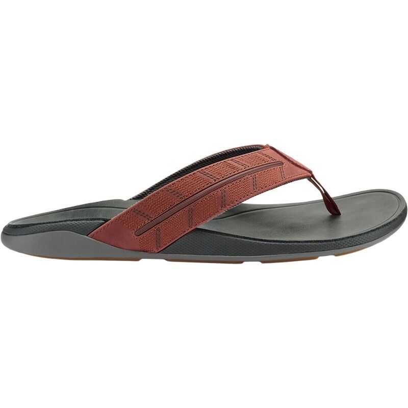 オルカイ メンズ シューズ サンダル Olukai Tuahine Palm Flip Flop Mens CanoeRock