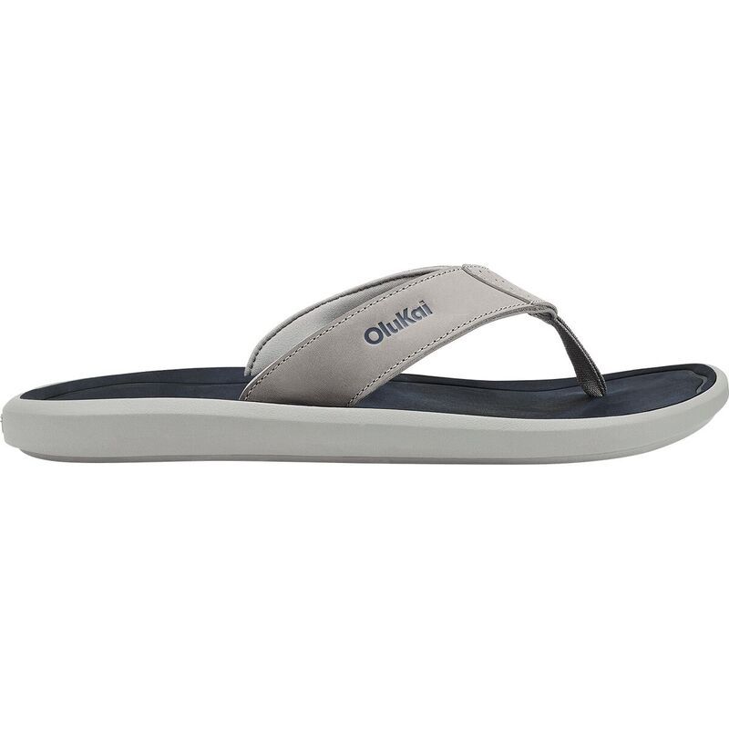オルカイ メンズ シューズ サンダル Olukai Pili Flip Flop Mens AshMood Indigo アッシュ