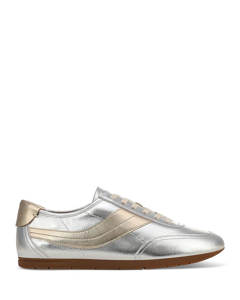 ヴィンス レディース シューズ スニーカー Vince Womens LA Running Sneaker silver Leather シルバー