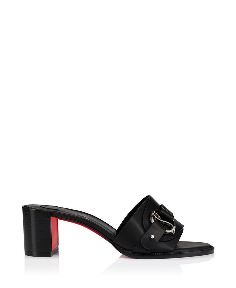 クリスチャン・ルブタン レディース シューズ サンダル Christian Louboutin Womens Her In Roma Mule 55mm Sandals Black ブラック