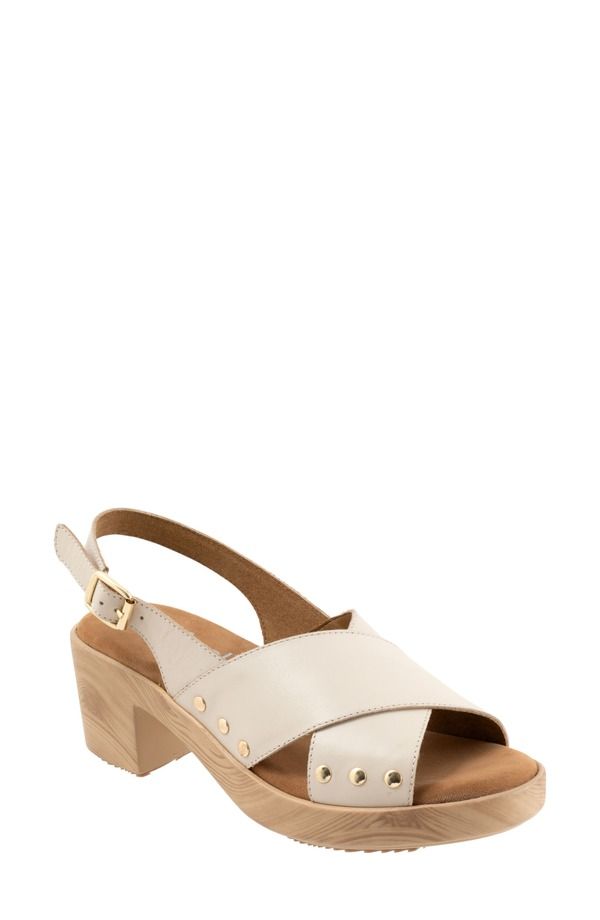 ソフトウォーク レディース シューズ サンダル プラットフォーム SoftWalk Florence Slingback Platform Sandal Women IVORY アイボリー