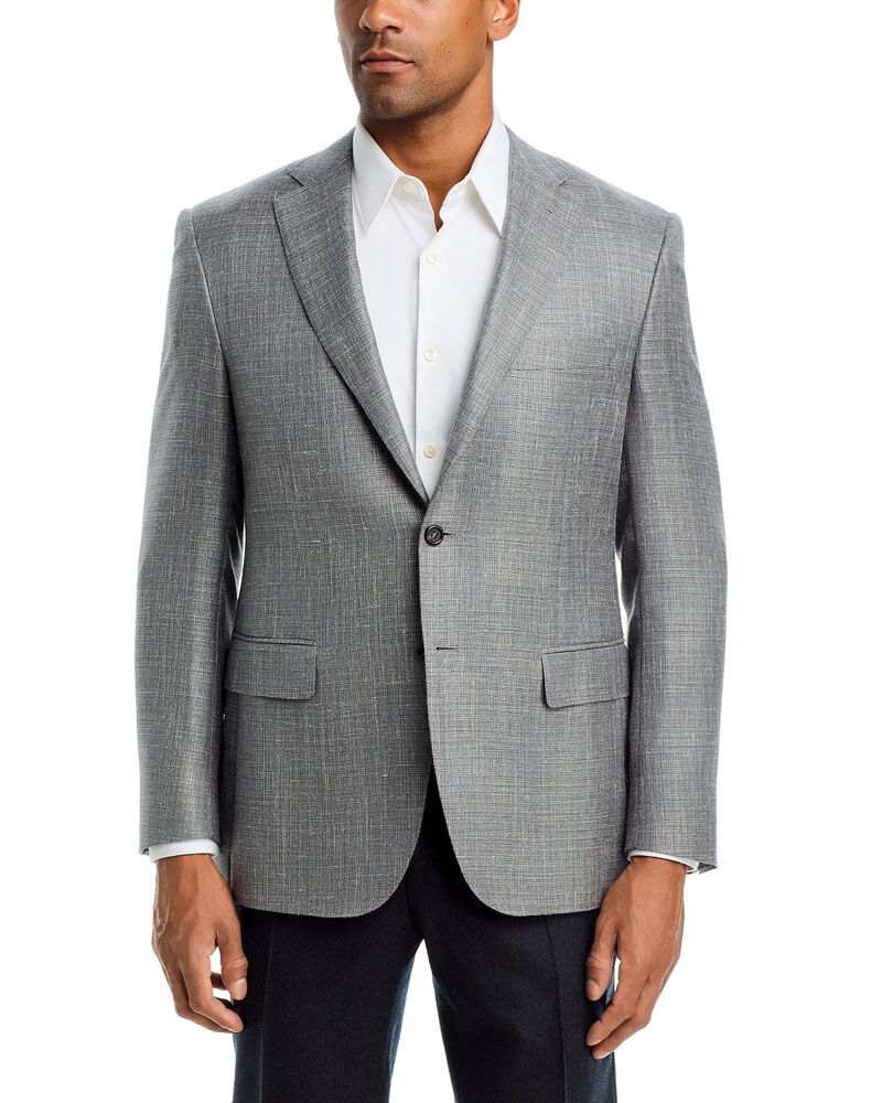 カナーリ メンズ アウター ジャケット・ブルゾン レギュラーフィット コート Canali Sienna Mlange Solid Regular Fit Sport Coat Grey グレー