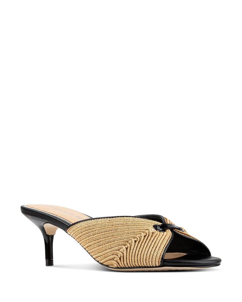 ドナルドプリネール レディース シューズ サンダル ヒール Donald Pliner Womens Patrice Mid Heel Mule Sandals Black ブラック 44,720円