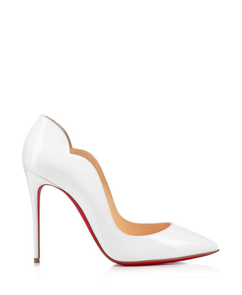 クリスチャン・ルブタン レディース シューズ パンプス Christian Louboutin Womens Hot Chick 100mm Pumps Bianco 154,900円