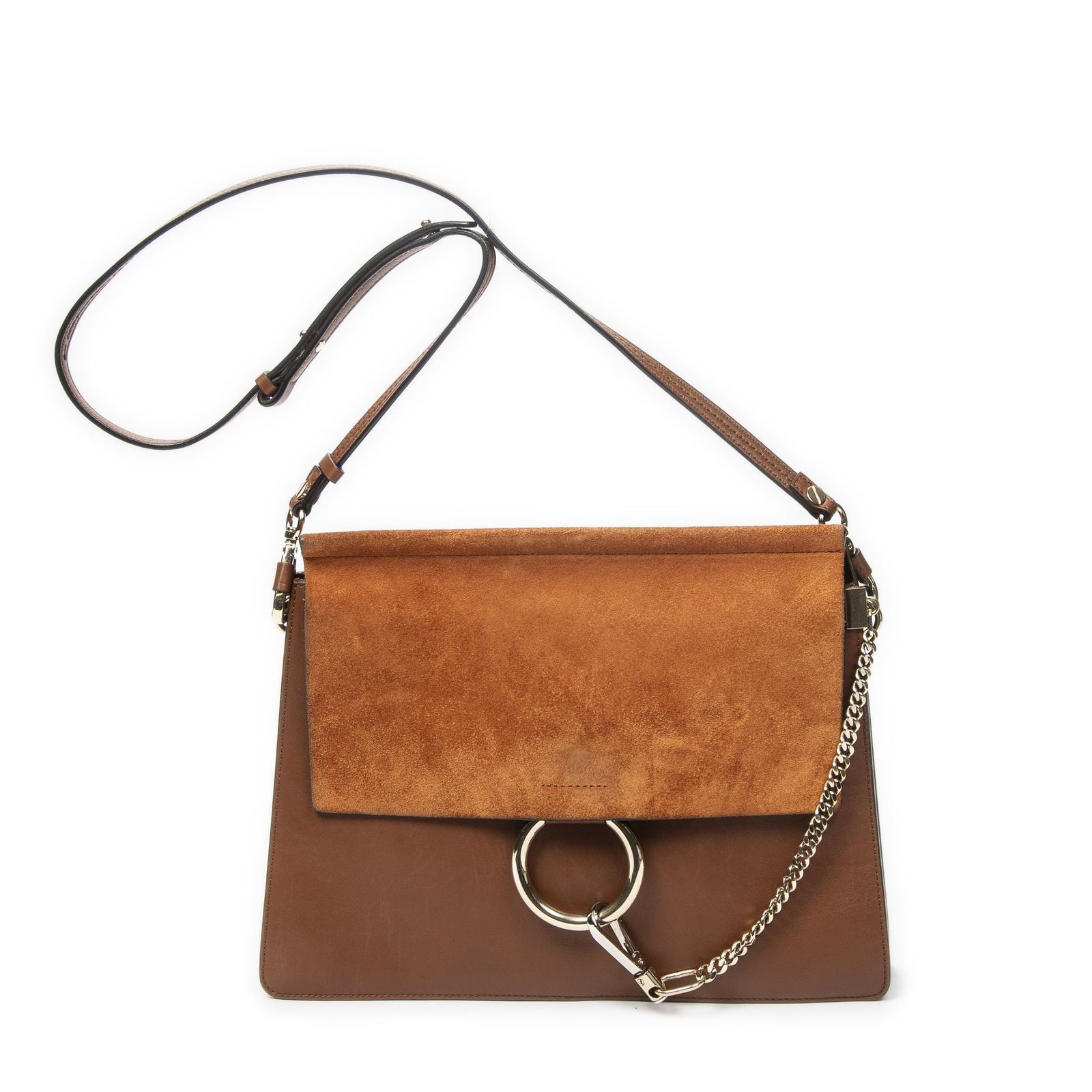 [中古] CHLOE クロエミディアム Faye茶色カーフスキンレザーA 48,060円
