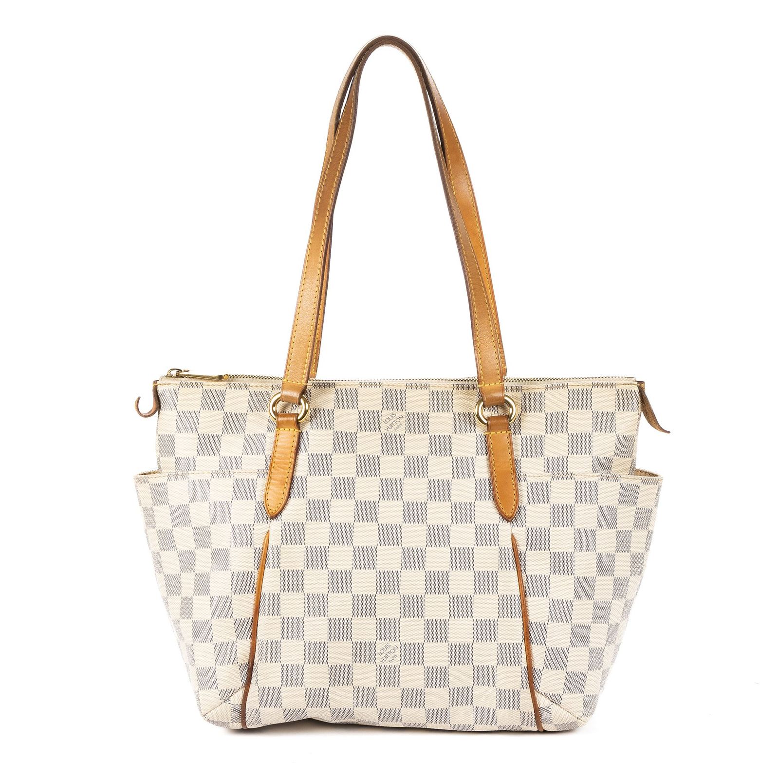 [中古] LOUIS VUITTON ルイヴィトントタリーアイボリーダミエ アズールA
