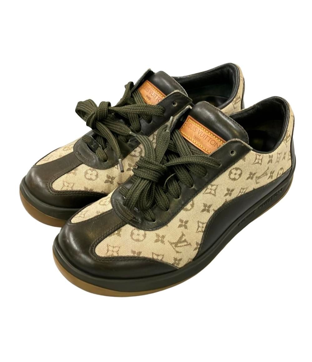 Louis Vuitton Low Top Sneakers Monogram Women's SIZE 35 1/2 (22.5cm) LOUIS VUITTON