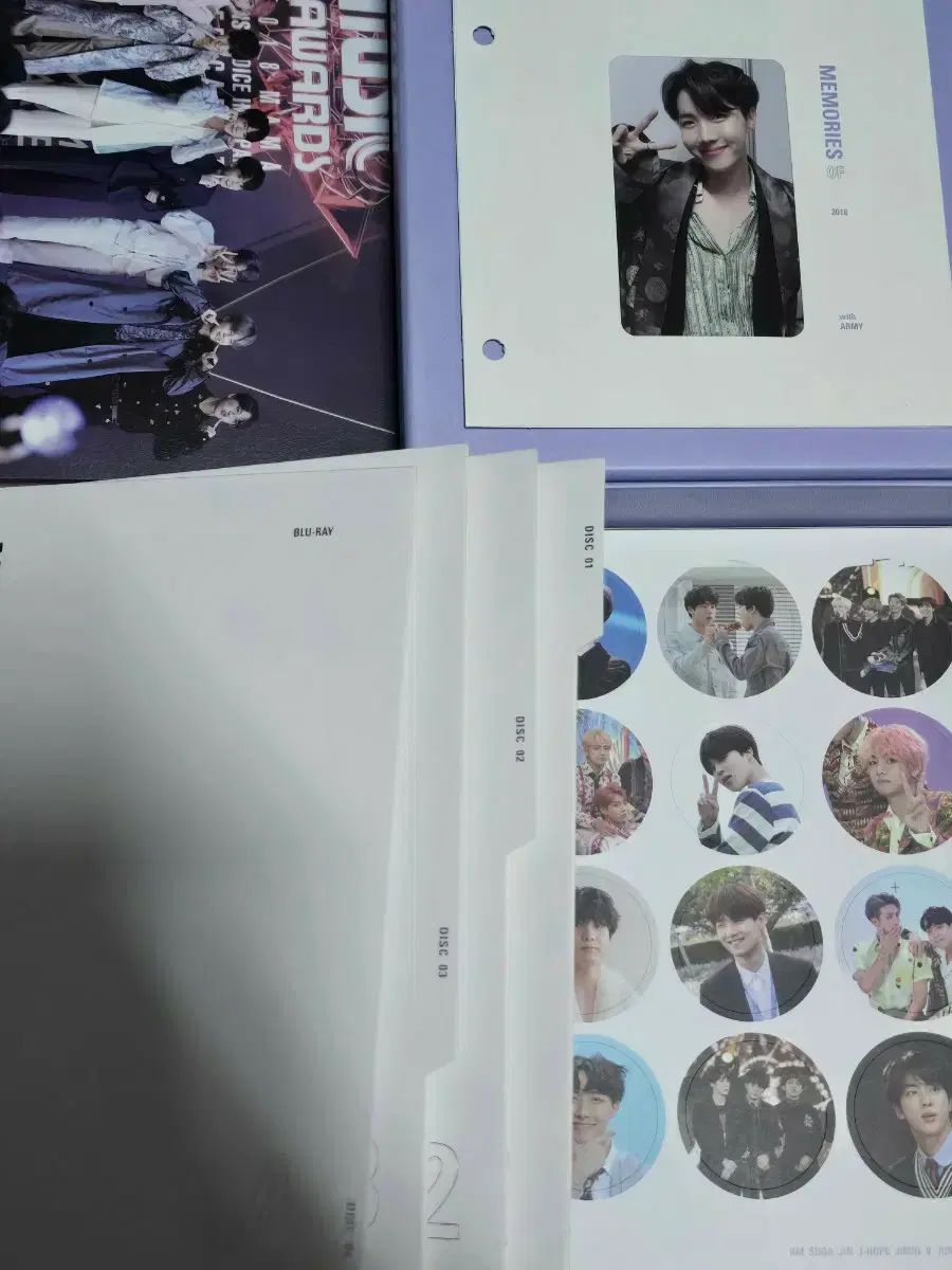 BTS(防弾少年団・バンタン) 2018 メモリーズ ブルーレイ Blu-ray トレカ ジェイホープ(J-HOPE・ホソク・ホビ)