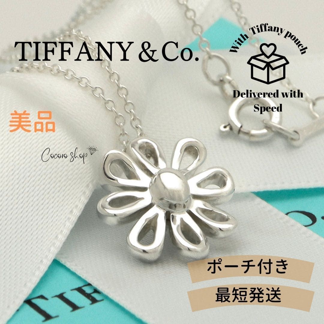 【美品】ティファニー TIFFANY&Co. デイジー フラワー パロマピカソ ネックレス AG925