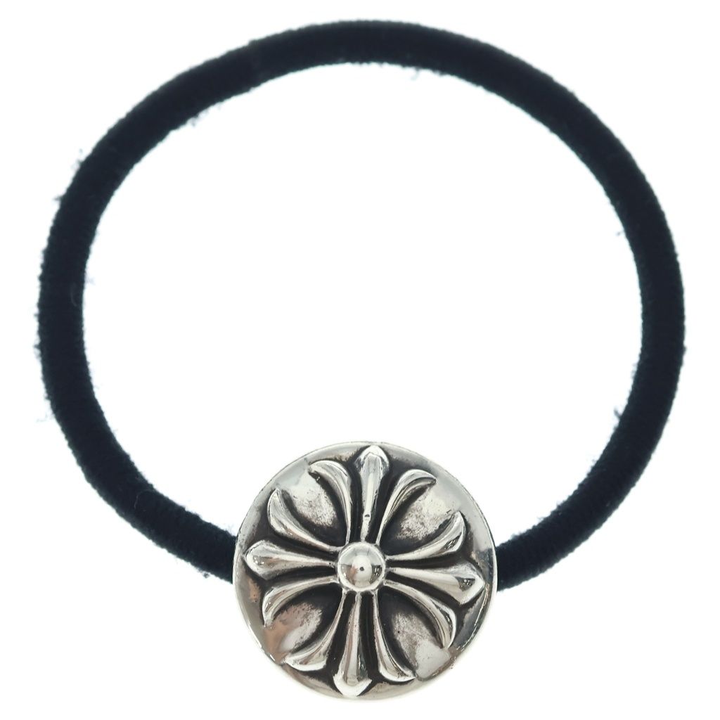 CHROME HEARTS (クロムハーツ) HAIRBAND クロスボール ヘアバンド ヘアゴムコンチョ シルバー BCA151