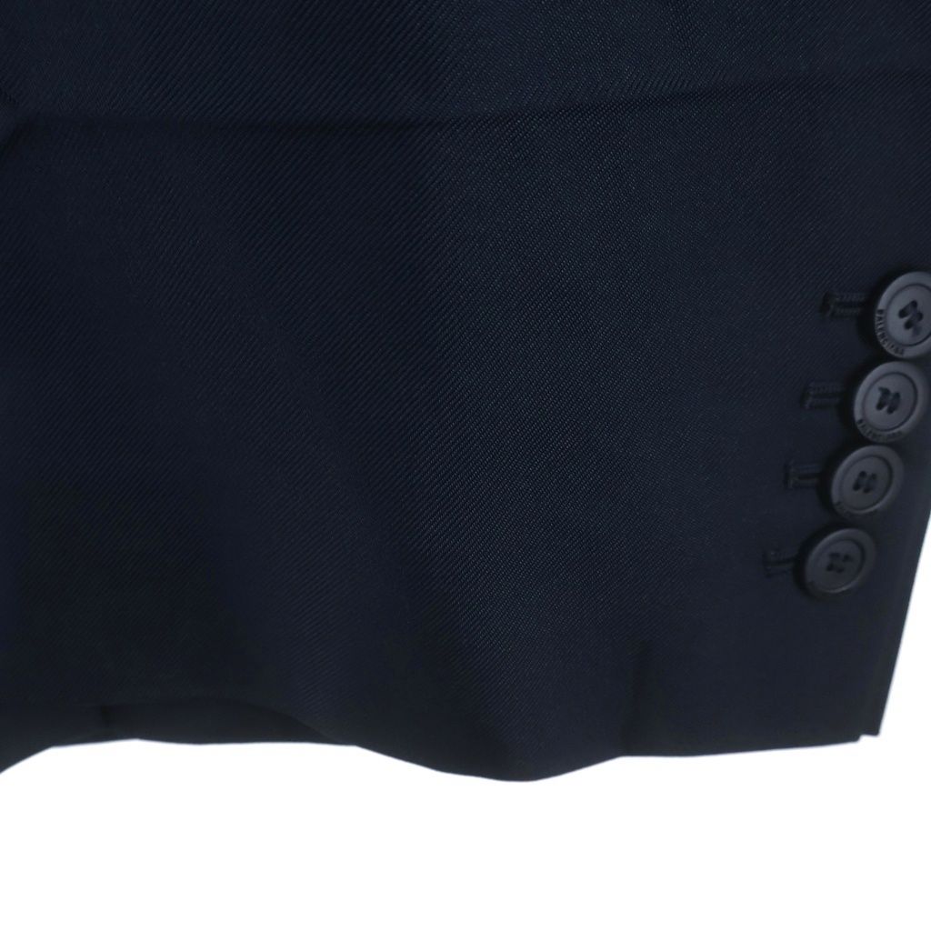 BALENCIAGA (バレンシアガ) NAVY OVERSIZED SINGLE-BREASTED CREASE