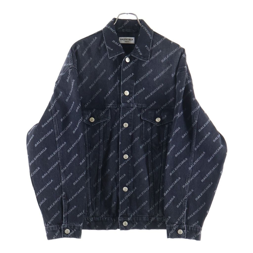 BALENCIAGA (バレンシアガ) 22AW BB Monogram Denim Jacket モノグラム デニムジャケット ブラック 675208