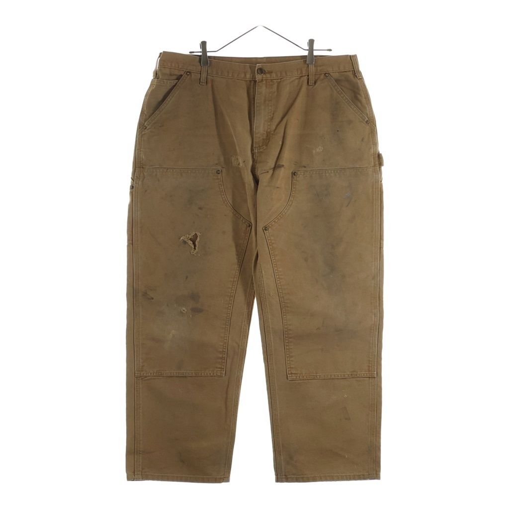 CARHARTT (カーハート) 00s Duck Pants ダブルニー ダックペインターパンツ ブラウン B136 BRN