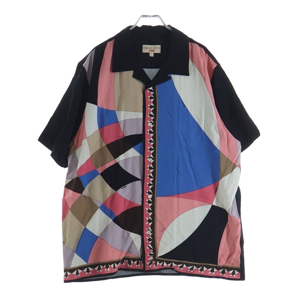 SUPREME (シュプリーム) 21SS ×Emilio Pucci Shirt エミリオ プッチ オープンカラー 半袖シャツ マルチカラー -