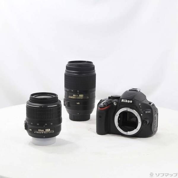 ソフマップ 〔中古品〕 Nikon D5100 18-55／55-300 Wレンズキット (1620万画素／SDXC)【269】 26,558円