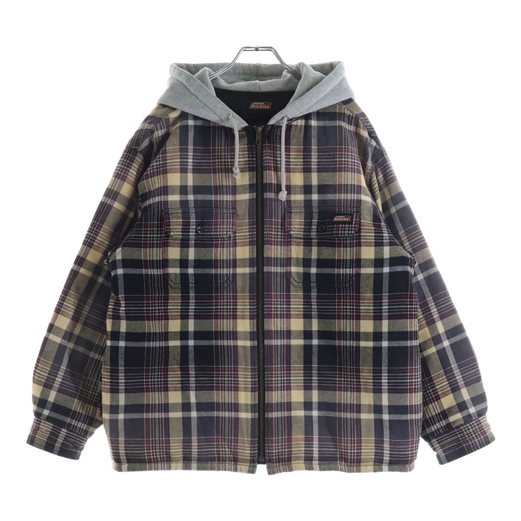 SUPREME (シュプリーム) 23AW ×Dickies Plaid Hooded Zip Up Shirt ディッキーズ プレイド フーディー ジップアップ シャツジャケット パーカー マルチ -