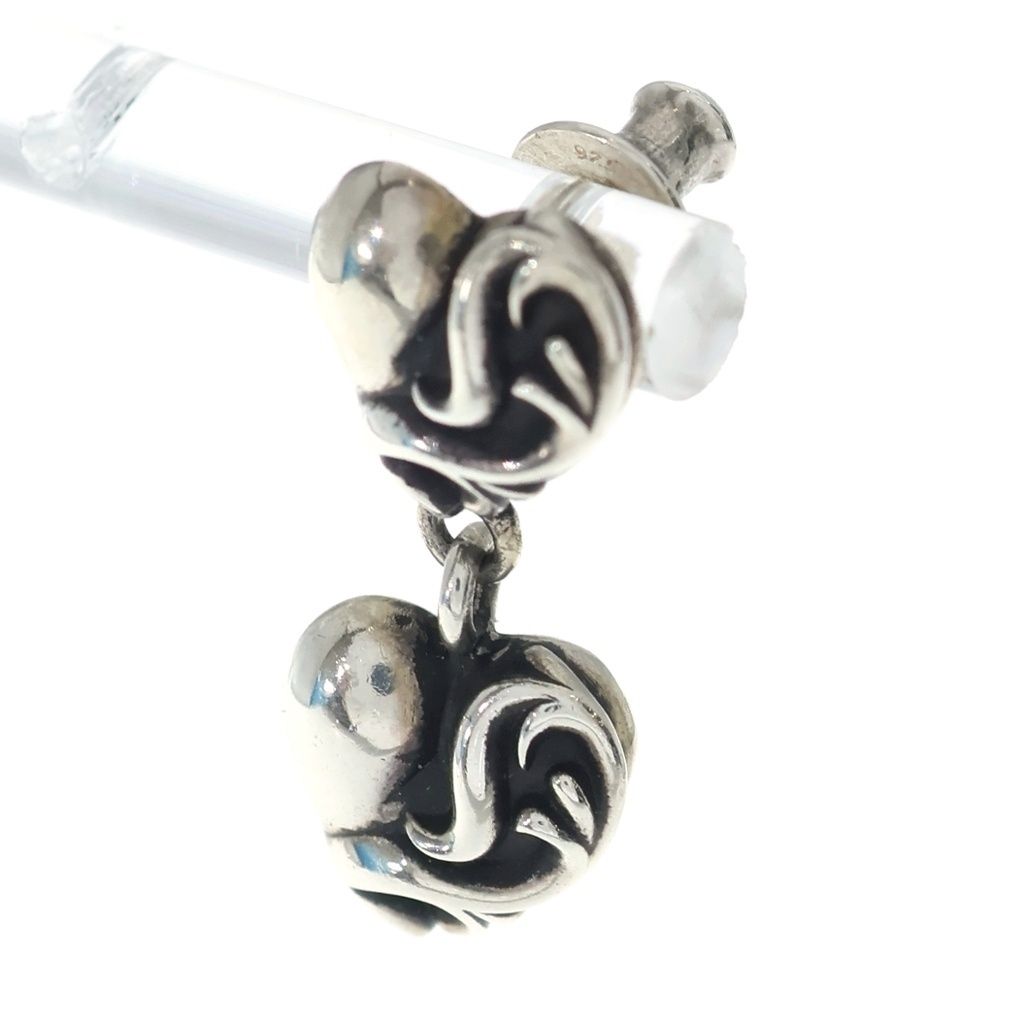 CHROME HEARTS (クロムハーツ) HEART DRP ハートドロップ ピアス