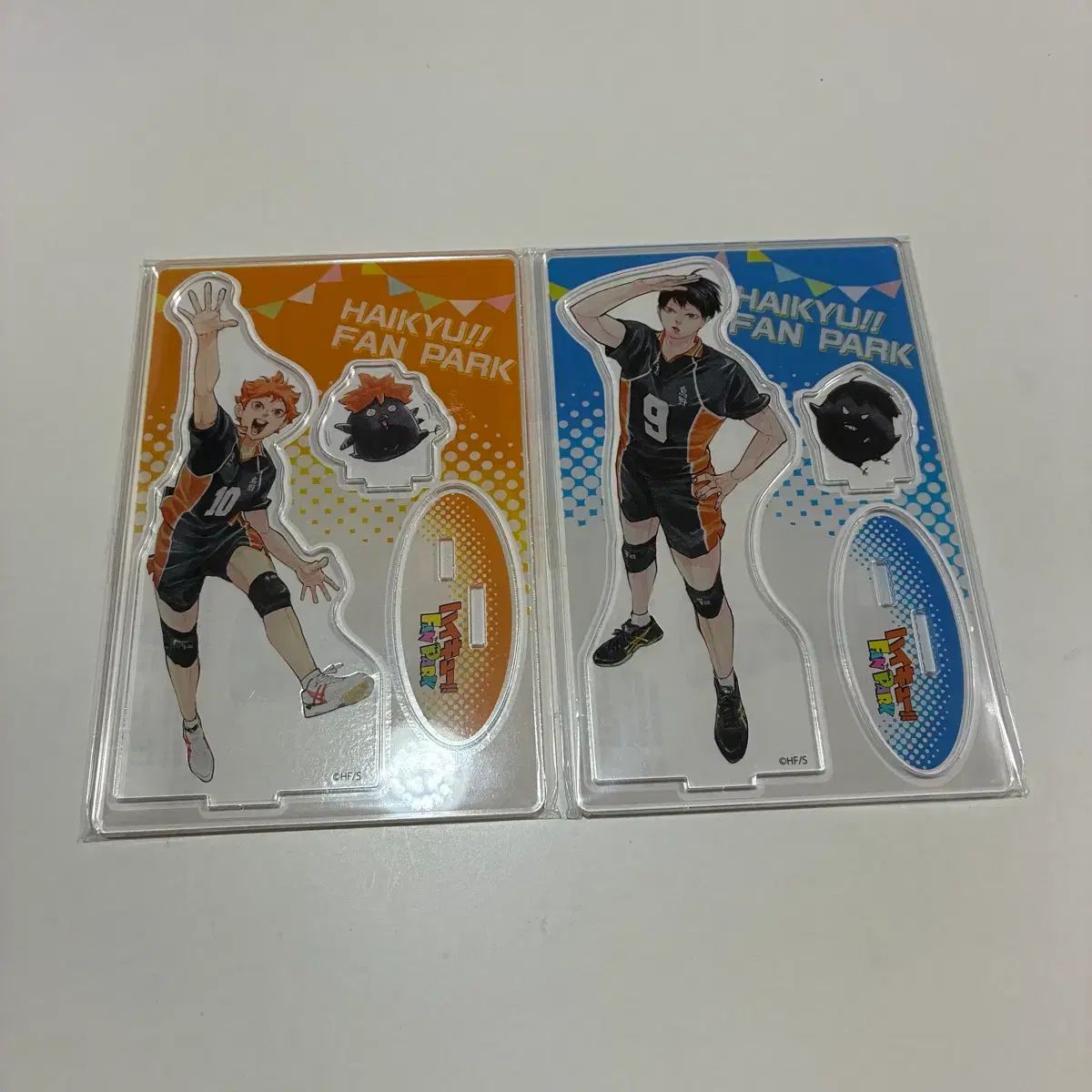 未開封) ハイキュー 日向 影山 ファンパーク 原画 アクリル スタンド