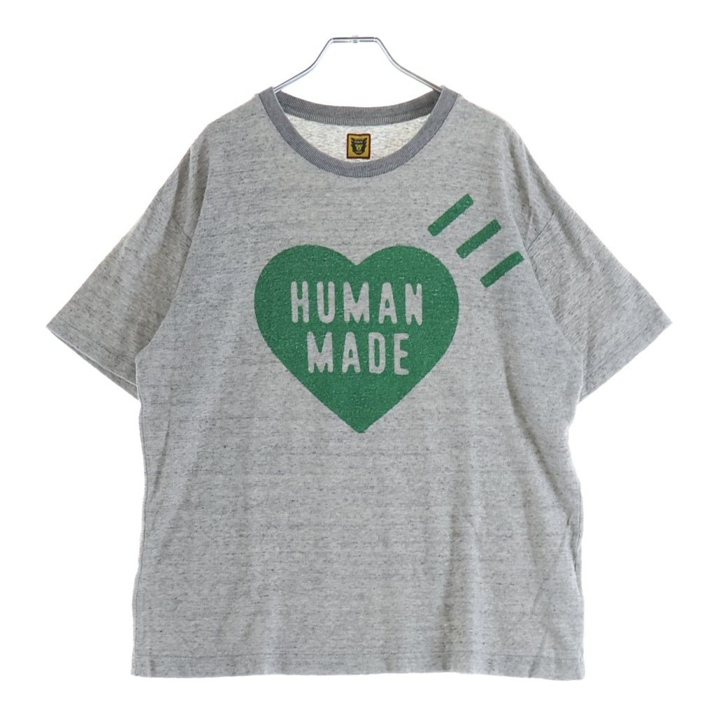 HUMAN MADE (ヒューマンメイド) PILE T-SHIRT クルーネック半袖Tシャツカットソー グレー ‐ 14,969円
