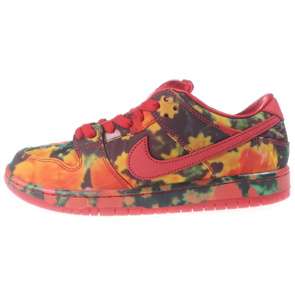 NIKE SB (ナイキエスビー) ×The Wizard of Oz DUNK LOW Poppy Field FZ1291-600 オズの魔法使い ダンク ポピーフィールド ローカットスニーカー レッド US9.5/27.5cm