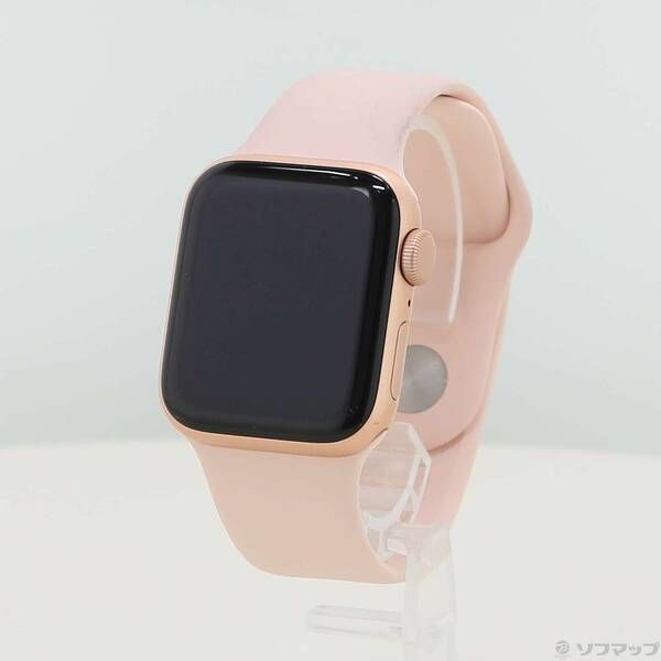 ソフマップ 〔中古品〕 Apple Watch SE 第1世代 GPS 40mm ゴールドアルミニウムケース ピンクサンドスポーツバンド【269】