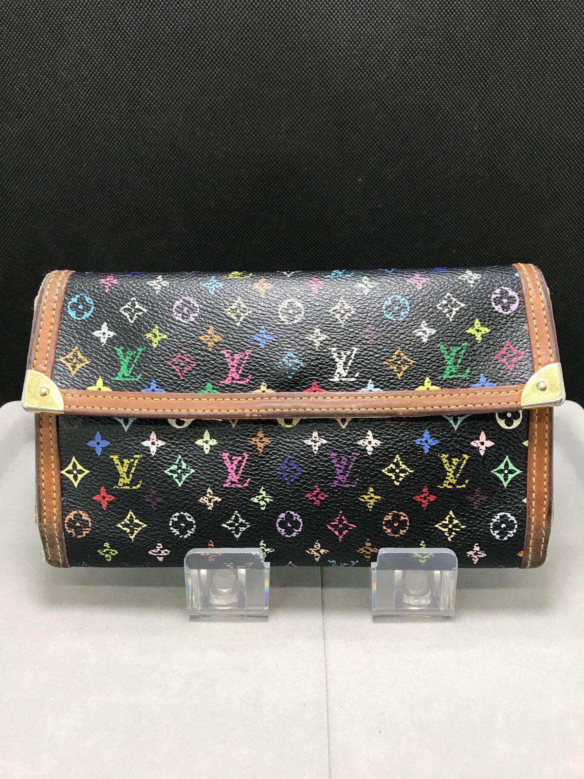 LOUIS VUITTON　ルイヴィトン　長財布　ポルトトレゾール　モノグラム　マルチカラー　2861